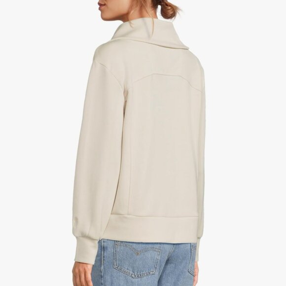 Tommy Bahama Jacket Palm Voyage Full Zip  Women's Large Beige Buttery Soft Large - Picture 2 of 7